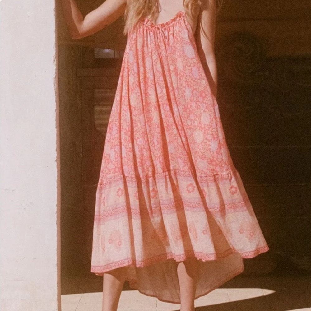Spell LOVE STORY STRAPPY MIDI DRESS